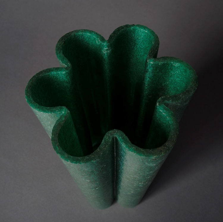 Picture of Green Lobed Vase