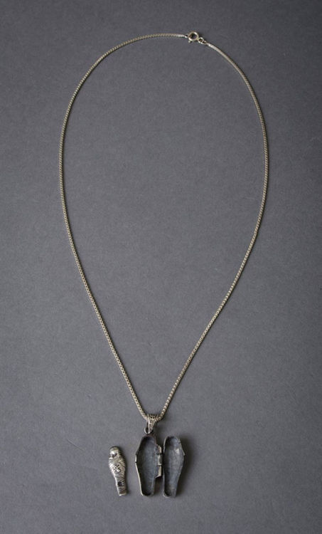 Picture of Sarcophagus Pendant with Mummy Necklace