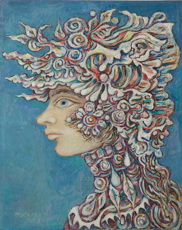 Picture of Flora in Blue
