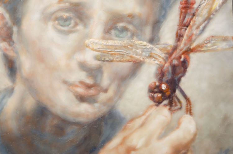 Picture of Boy with Dragonfly