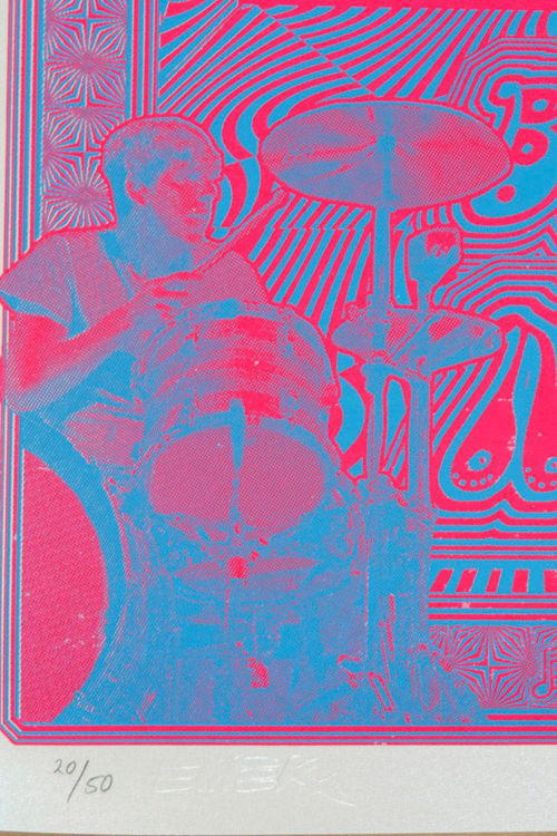 Picture of Red Psychedelic Black Keys