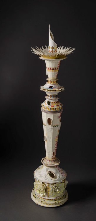 Picture of Paper Constructed Candlestick