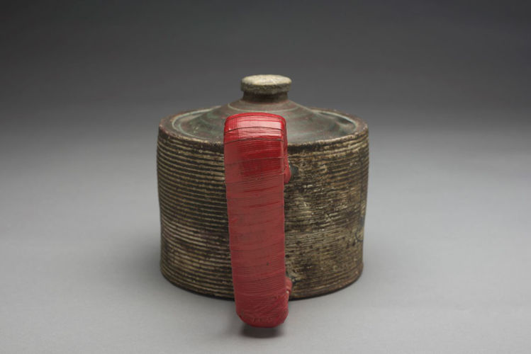 Picture of Teapot with Red Handle