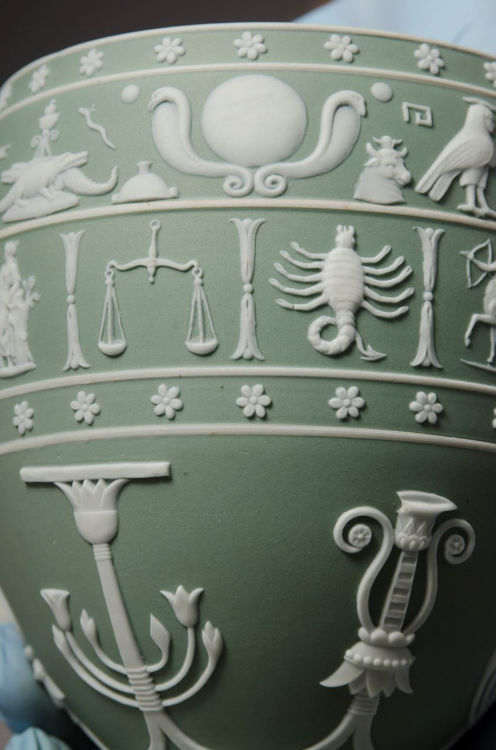 Picture of Canopic Jar - Green Jasperware Dip