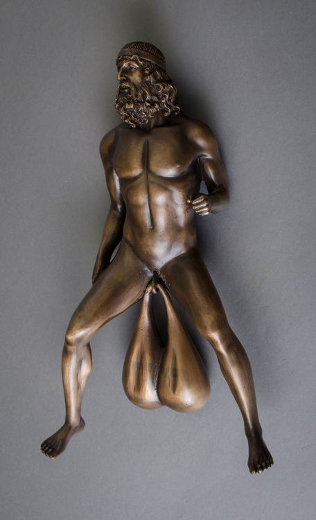 Picture of Hanging Testicles Door Knocker